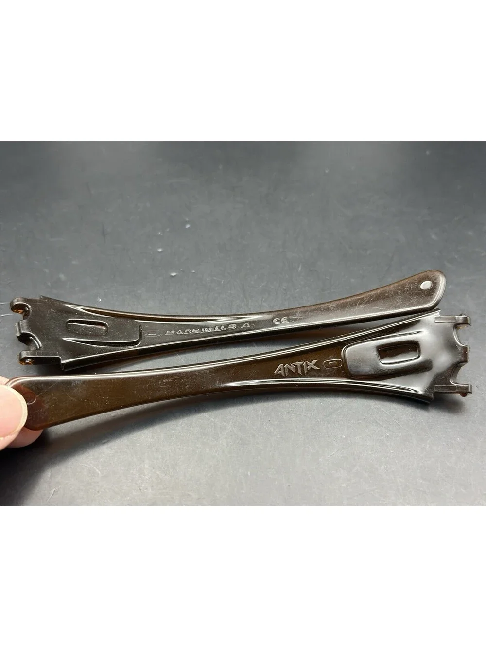 Oakley Antix Polished Rootbeer OEM Replaxement Arms